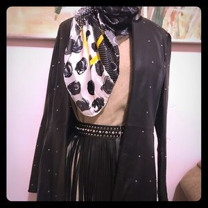 Pamela McCoy Leather Studded Jacket! + BONUS GIFT!
